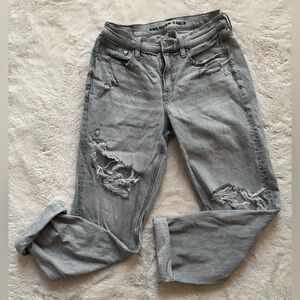 American Eagle Outfitters Gray Boyfriend Jeans